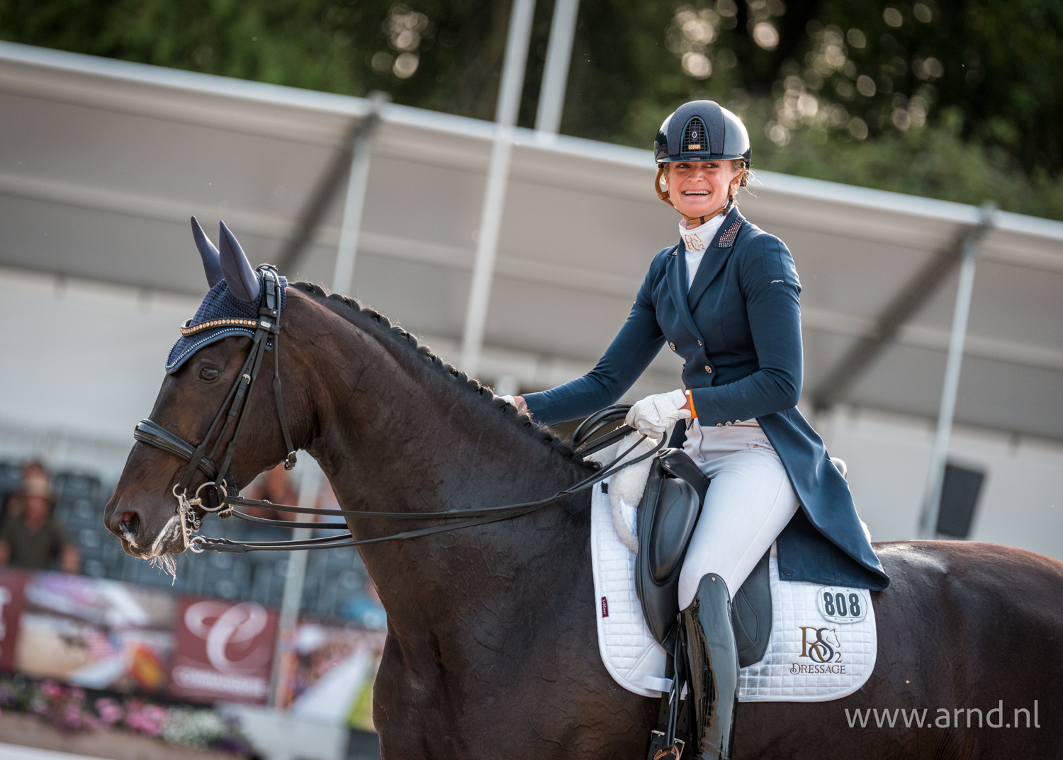 Marieke van der Putten is de leading lady na het eerste onderdeel van het NK Dressuur Grand Prix