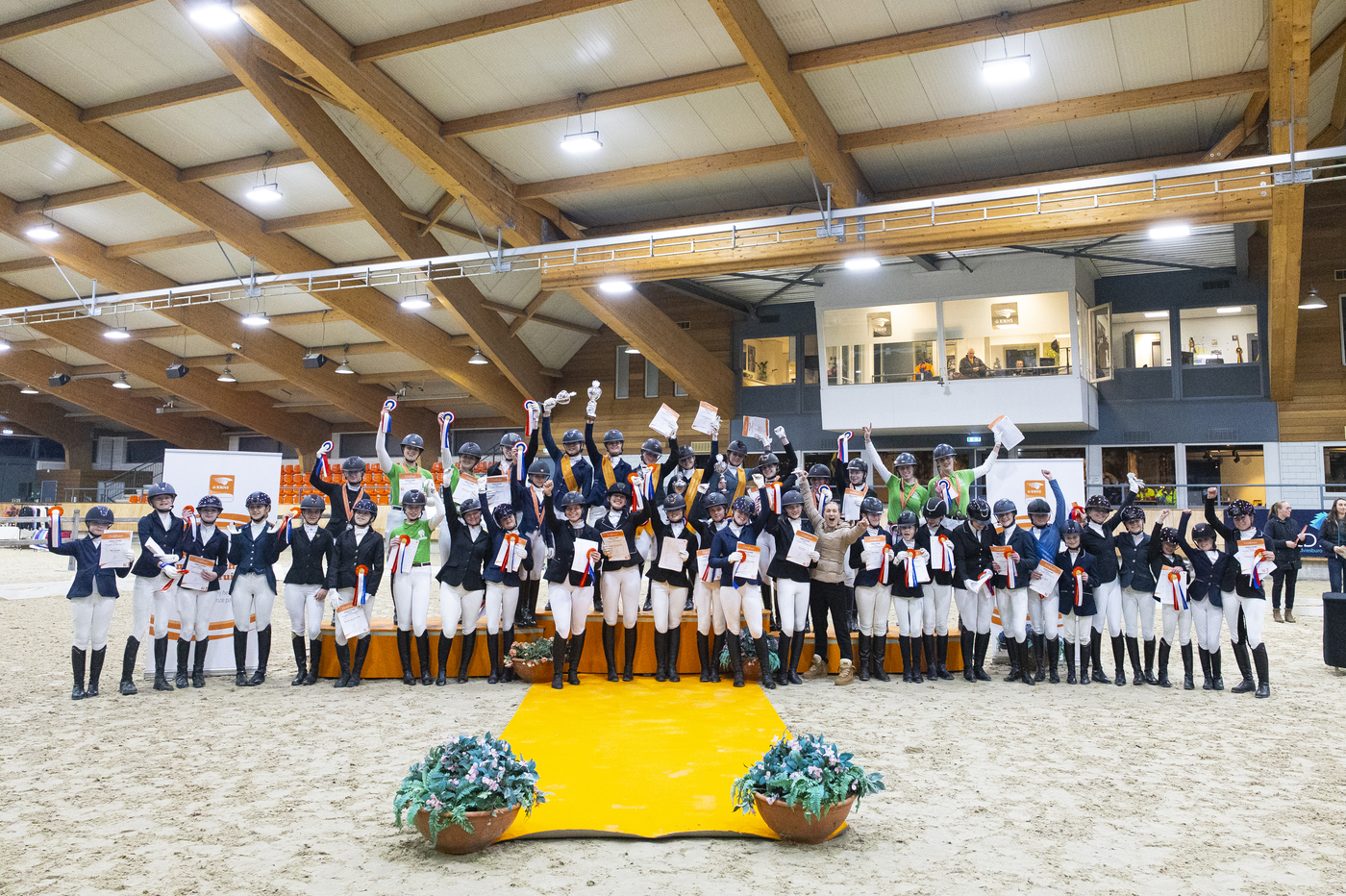 Eerste NK Dressuur Manegeruiters groots succes