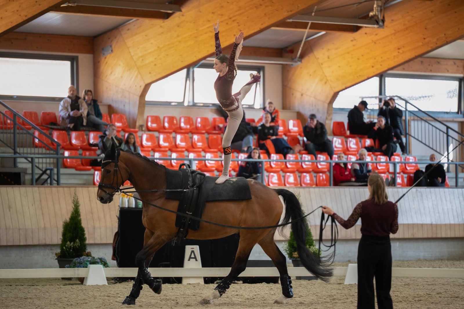Isalotte van Agteren, Puk van Ierland en Sam dos Santos Nederlands kampioen voltige
