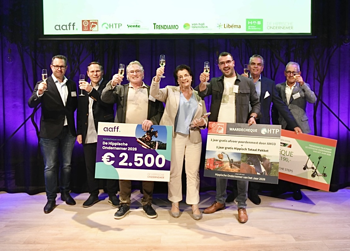 KNHS feliciteert Hippische Ondernemer van het Jaar Green Valley Estate