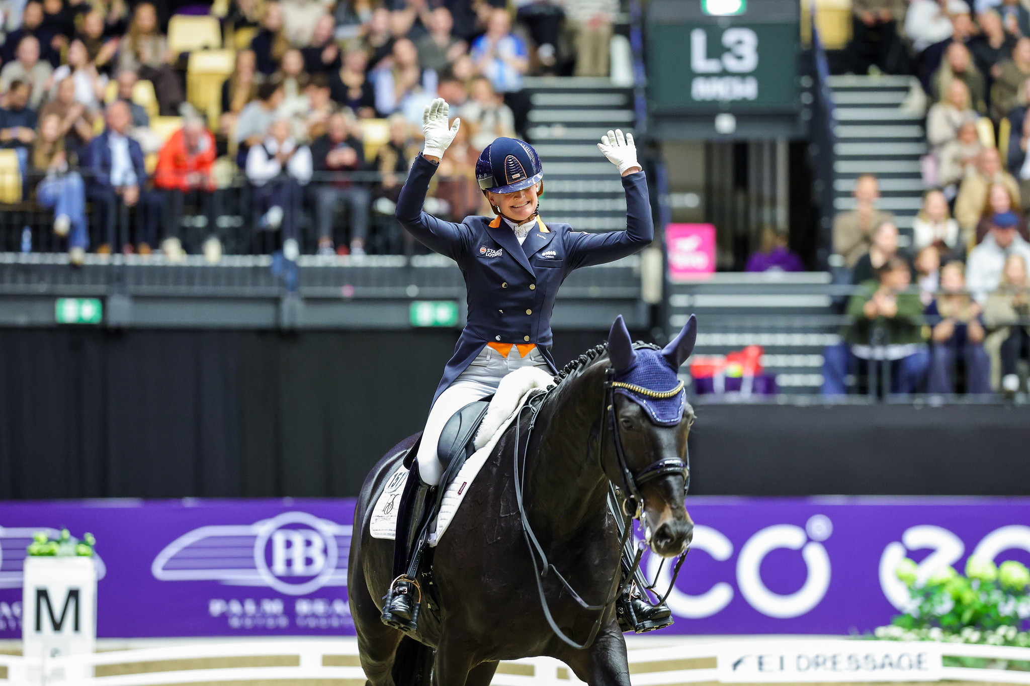 Van der Putten en Zantana naar tweede plaats in eerste Wereldbeker
