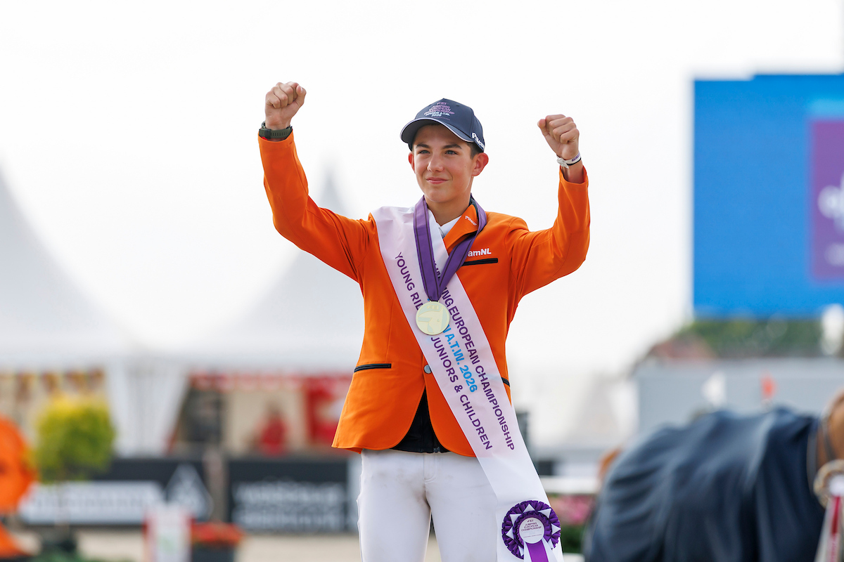 Pedro Mansur Europees kampioen springen Children